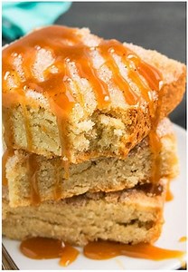 Snickerdoodle Bars {Soft and Chewy}