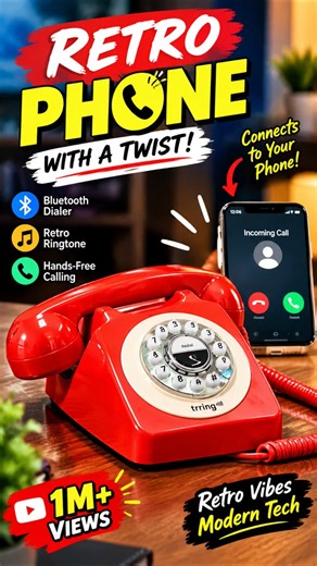 This Retro Phone Connects to Your Smartphone! ☎️📱🔥