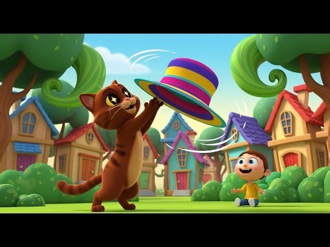 Learn Colors with Funny Cats | Fun Nursery Rhyme and Kids Songs