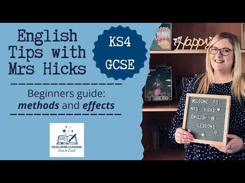 Beginner’s Guide to Methods and Effects | English Tips with Mrs Hicks