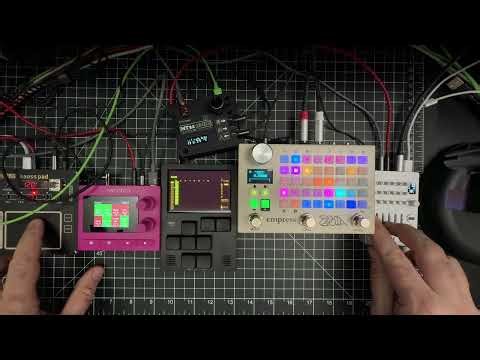 The Living Room - an idea/sketch Zoia, M8, Razzmatazz, NTS-3, MT-32 pi