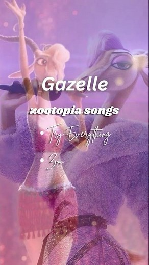Gazelle Zootopia Lyrics That Hit #zootopia #musiclyrics #shorts