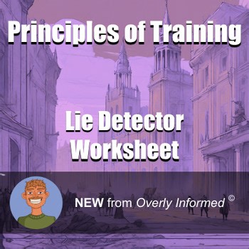 Principles of Training Lie Detector Worksheet