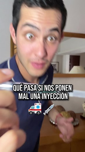 Qué sucede si nos inyectan mal 🚑💉