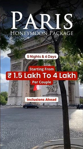 Paris Honeymoon Package 2025 | Best Romantic Getaway for Couples ✈️💍
