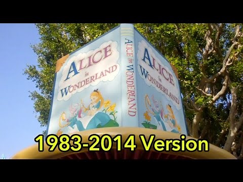 Alice in Wonderland ride (1983-2014 version)