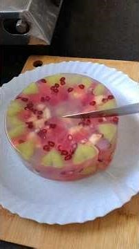agar agar powder fruit jelly cake #jellyfruitcakerecipe#agaragarpowderrecipe#tastyfruitcake#