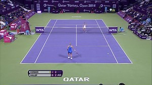 Simona Halep v Angelique Kerber - Qatar Ladies Open final