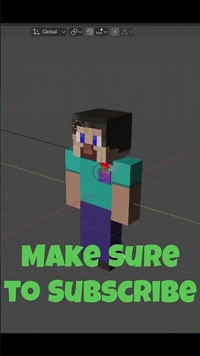 Free Steve Minecraft 3d model download. Made by Jay Gamerz.