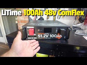 LiTime 48V 100Ah ComFlex Server Rack LiFePO4 Battery