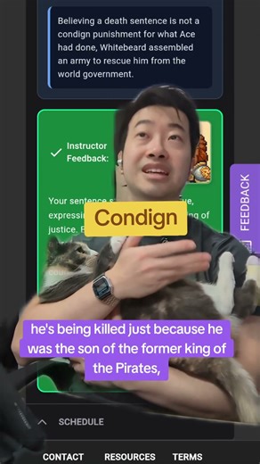 master the word 'condign' with wordforge #wordforge #vocabulary #onepiece #anime