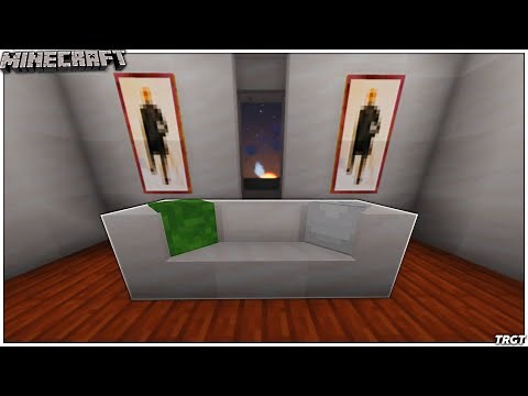✔ Minecraft: How to Build a Sofa Couch (with REAL Cushions!)