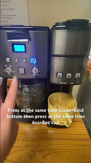 How to get rid of CLEAN Light cuisinart coffee maker or How to do turn off the CLEAN light.
