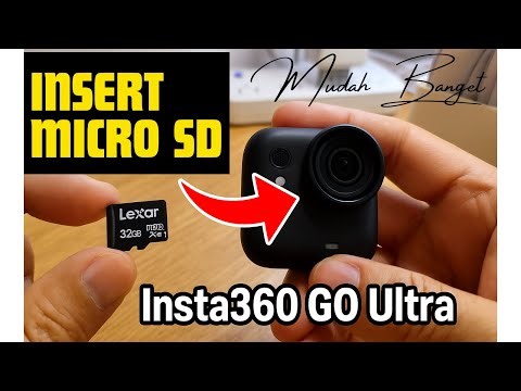 How to Insert microSD Card in Insta360 GO Ultra (Step by Step) - Mudah Banget