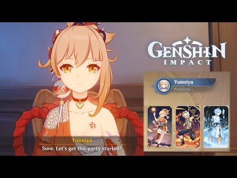 Yoimiya Duel in Genius Invokation TCG | Genshin Impact TCG Gameplay