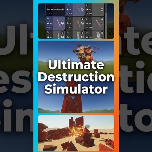 Ultimate Destruction Simulator - Android and iOS #gameplayshorts