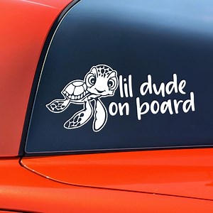 Finding Nemo Baby on Board Sticker Cute Squirt Boy Decal Infant Safety Car Window Sign Parents to Be Newborn Gift Sign Baby Shower Present - Etsy