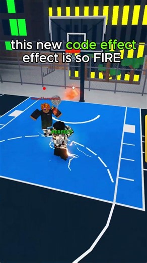 This Code Effect is INSANE 🏀 #robloxbasketball #shorts