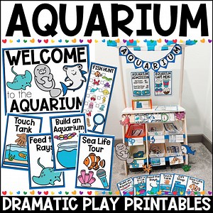 Aquarium Dramatic Play Printables: Ocean and Fish Role Play Activities for Kindergarten, Preschool, Toddlers & Homeschool (PDF Download) - Etsy