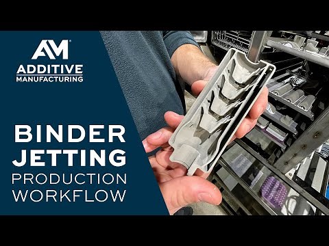 Binder Jetting Production Workflow at Freeform Technologies