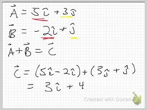 Sect. 2.3 Part 4 (Algebraic Vector Addition)