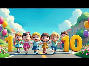 Learn 1 To 10 Counting Numbers Learning Fun | Littles Nursery Rhymes