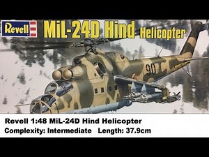 Revell 1:48 MiL-24D Hind Helicopter Kit Review