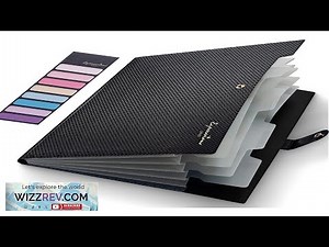 Expanding File Folder 5 Pocket Folders for Documents Portable Paper Organizer for School Review
