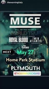 The Warning - Opening for MUSE - Home Park Stadium - Plymouth, UK - May 27, 2023