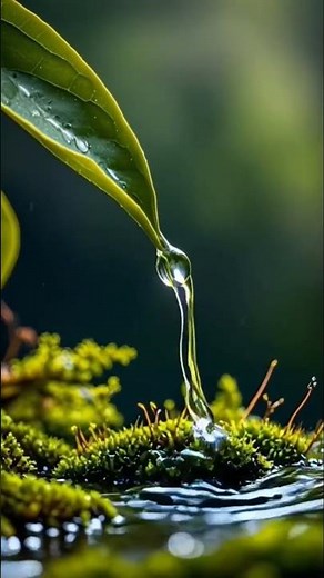 Why Water Drops Form on Leaves 🌿💧#NatureFacts #PlantLife #Leaves #WaterDrops #Guttation #Plants