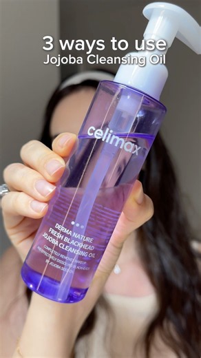 3 ways how to use Jojoba Cleansing Oil 🥰 @c@celimax_official#celimax #yesstyle #JojobaDeepCleanse