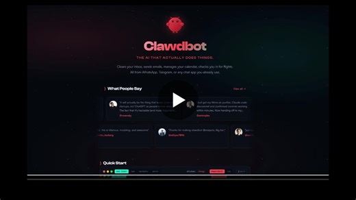 Clawdbot Jarvis that actually exists - Open source - Runs on your own machine - Any chat app (WhatsApp/Telegram/Discord/Signal) - Persistent memory - Can control your entire Device - Builds… | Vishal Patel