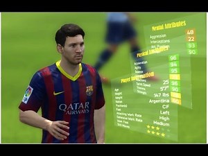 FIFA 14 - Lionel Messi Rating ( Skills,Mental,Physical ) Attributes