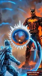 😱 Magma Rage Batman vs Glacier Batman 🧊🔥 | City Destroyer Battle 💥 #shorts