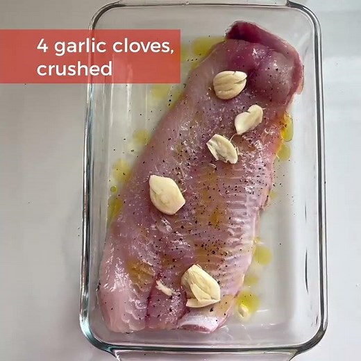 Garlic Lemon Roasted Fish