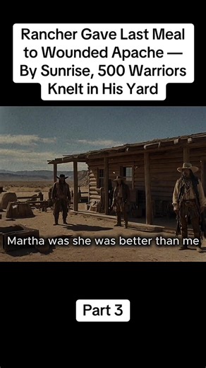 158K views · 3.7K reactions | P3 Rancher Gave Last Meal to Wounded Apache -By Sunrise, 500 Warriors Knelt in His Yard | Famous Story | Facebook