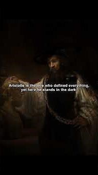 Aristotle with a Bust of Homer by Rembrandt