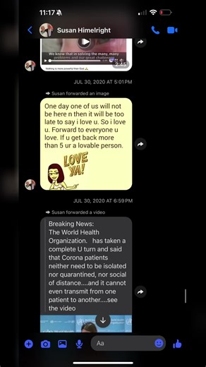 Been a month since my grandma passed and I was going through some of our old messages and found some good ones❤️