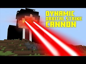 Minecraft Bedrock: Dynamic Orbital Strike Cannon