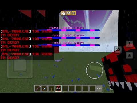 aml-7000.exe vs cosmic warden titan minecraft bedrock/mob battle ‪@Omni-Transcendence-lbo2007‬