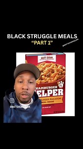 Black struggle meals. Who remembers. #black #america | Unresolved