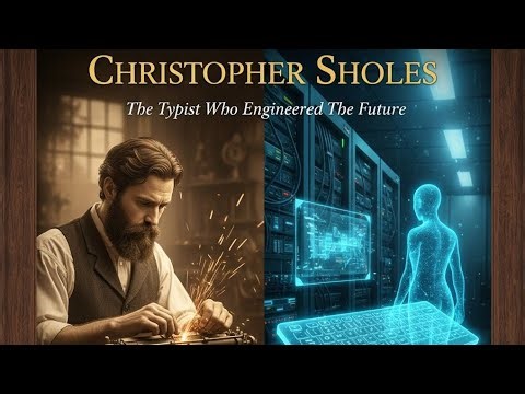 Why is the Keyboard Like This? The Christopher Sholes Story.​#ChristopherSholes #QWERTY #Typewriter