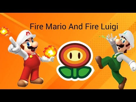 Fire Mario And Fire Luigi Plush Video-Thewrldjb103