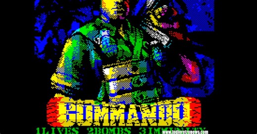 Commando - This Hack/Mod of an 8bit classic looks rather super now on the ZX Spectrum