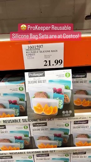 ProKeeper Reusable Silicone Bag Sets at Costco
