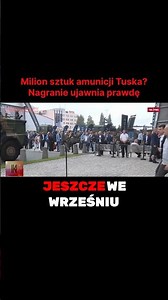 A million rounds of ammunition - Tusk's big con?