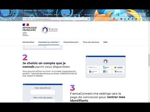 FranceConnect pour vos démarches en ligne #CAF.fr#impots.gouv#ameli.fr