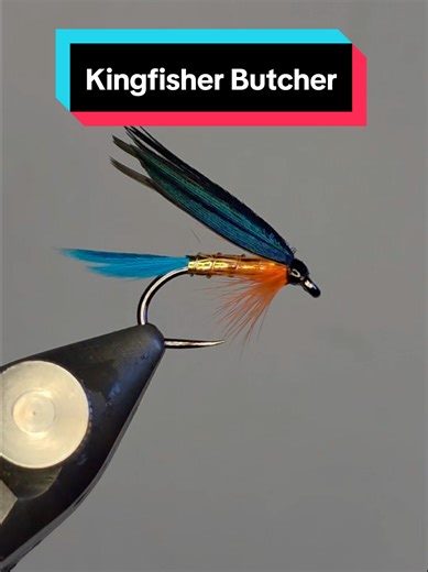 A colourful variation on the classic butcher fly. #Outdoors #nature #fishing #trout #Scotland