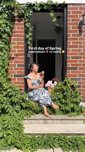 First day of spring… expectation vs reality 😔 #spring #expectationvsreality #firstdayofspring