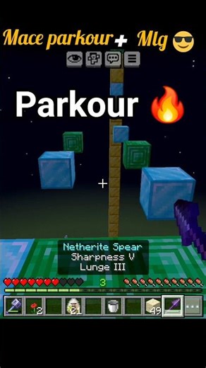 Insane Minecraft Parkour Skills! 🏃‍♂️💨 #minecraft